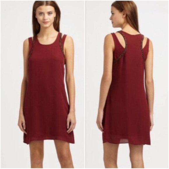 Rebecca Minkoff 100% Silk Merlot
Keri Dress Size 0 - Picture 1 of 15